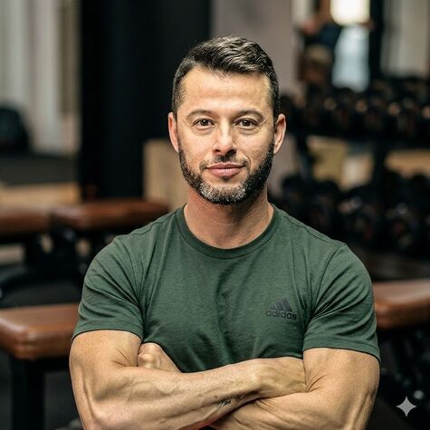Gustavo, personal trainer há mais de 20 anos